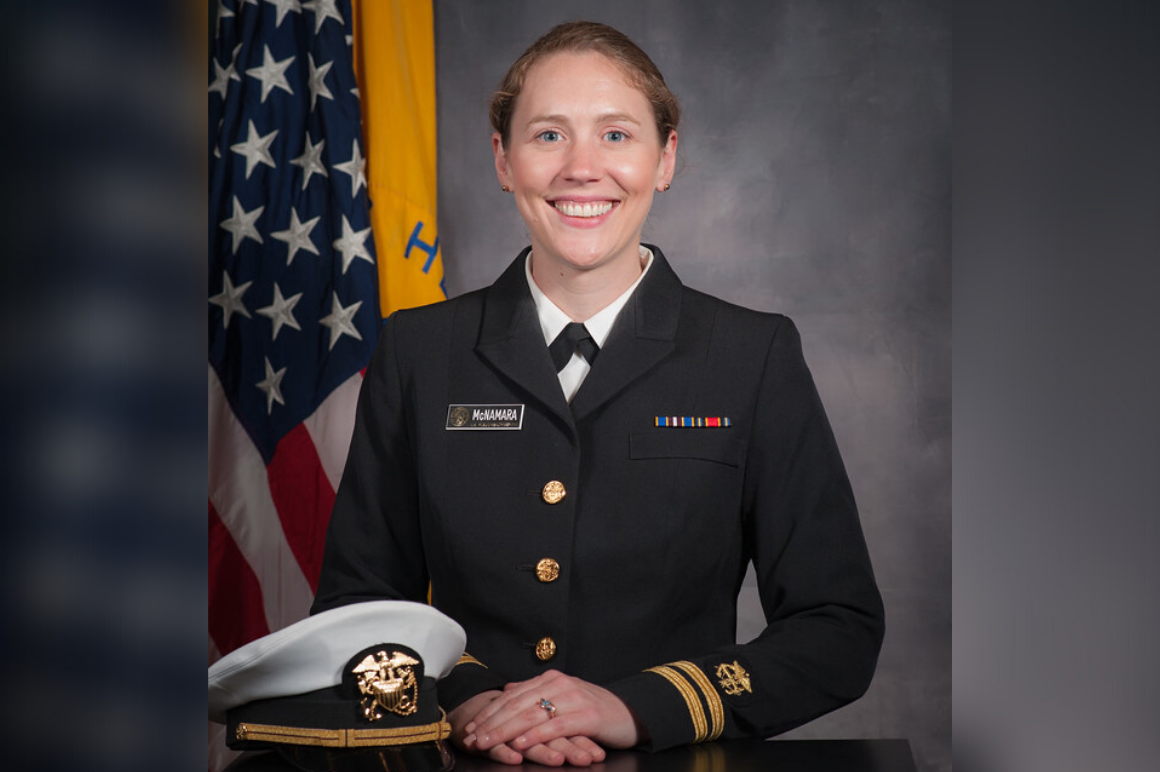 Lieutenant Kathryn McNamara in uniform